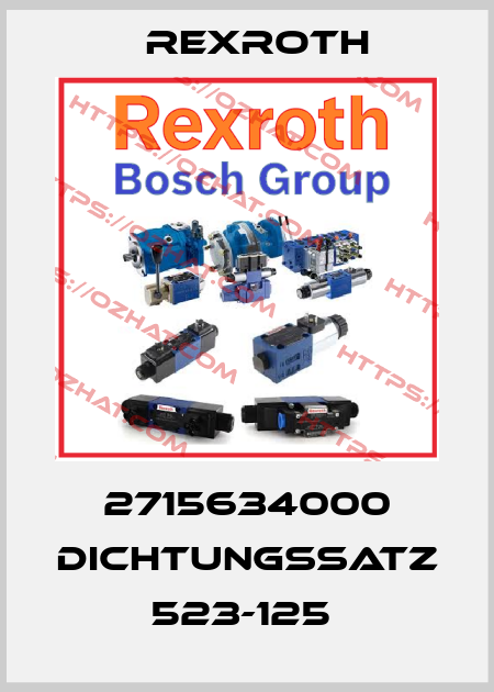 2715634000 DICHTUNGSSATZ 523-125  Rexroth