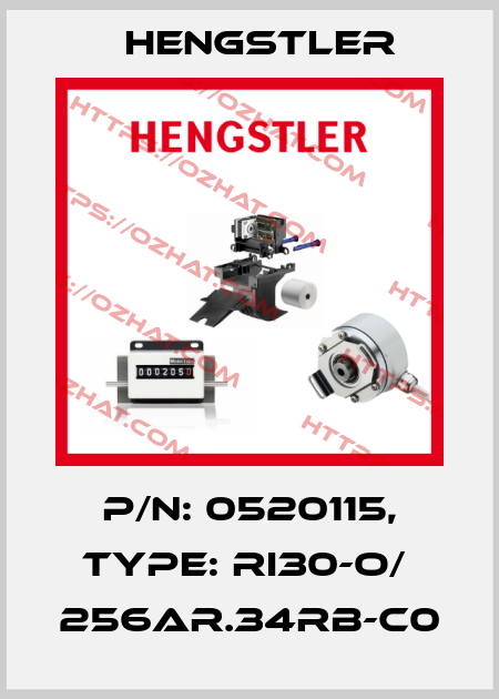 p/n: 0520115, Type: RI30-O/  256AR.34RB-C0 Hengstler