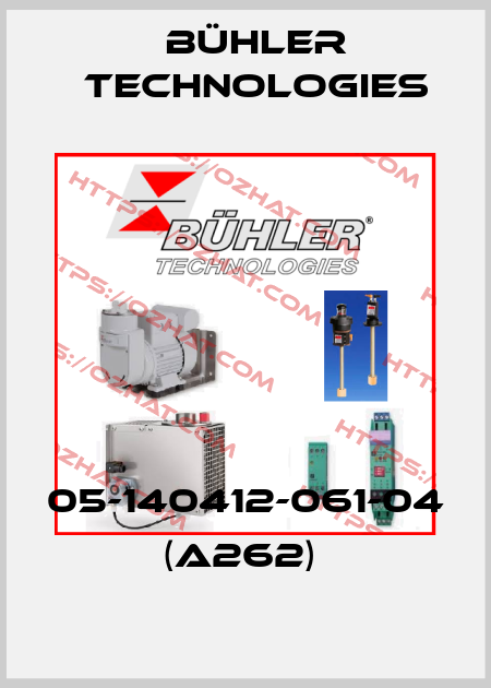 05-140412-061-04   (A262)  Bühler Technologies