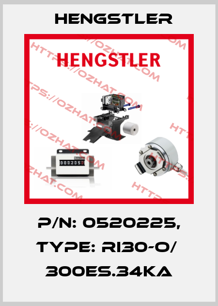 p/n: 0520225, Type: RI30-O/  300ES.34KA Hengstler