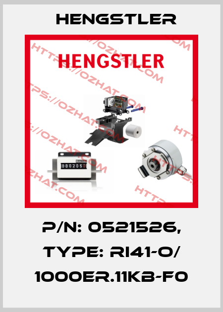 p/n: 0521526, Type: RI41-O/ 1000ER.11KB-F0 Hengstler