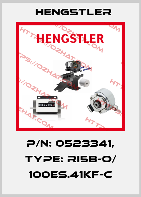 p/n: 0523341, Type: RI58-O/ 100ES.41KF-C Hengstler