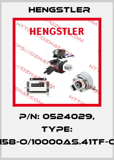 p/n: 0524029, Type: RI58-O/10000AS.41TF-C0 Hengstler