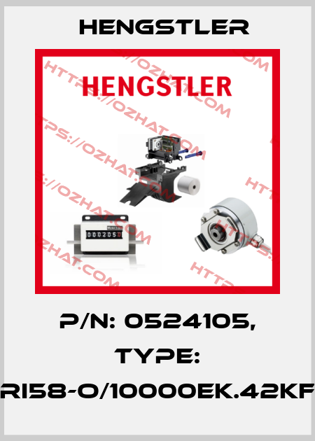 p/n: 0524105, Type: RI58-O/10000EK.42KF Hengstler