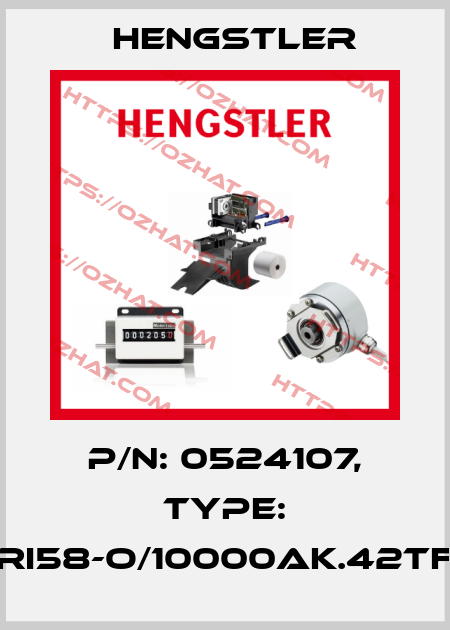 p/n: 0524107, Type: RI58-O/10000AK.42TF Hengstler