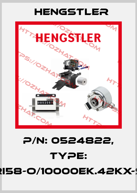 p/n: 0524822, Type: RI58-O/10000EK.42KX-S Hengstler