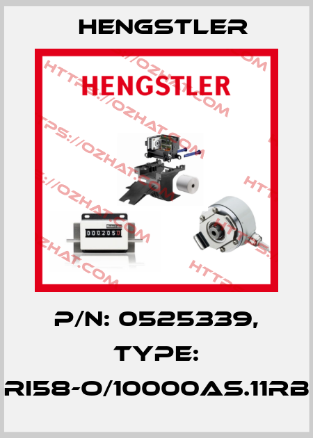 p/n: 0525339, Type: RI58-O/10000AS.11RB Hengstler