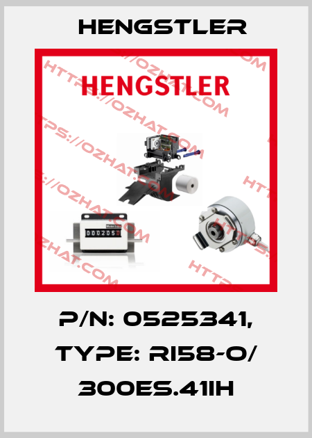p/n: 0525341, Type: RI58-O/ 300ES.41IH Hengstler