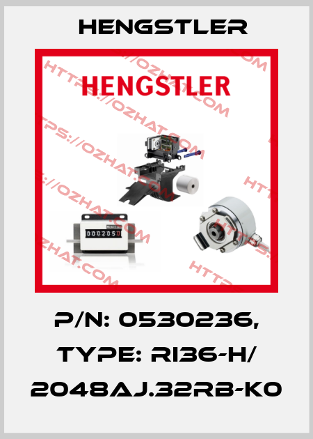 p/n: 0530236, Type: RI36-H/ 2048AJ.32RB-K0 Hengstler