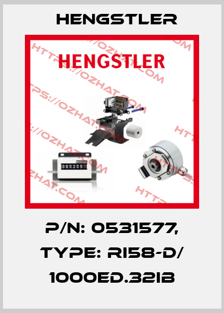 p/n: 0531577, Type: RI58-D/ 1000ED.32IB Hengstler