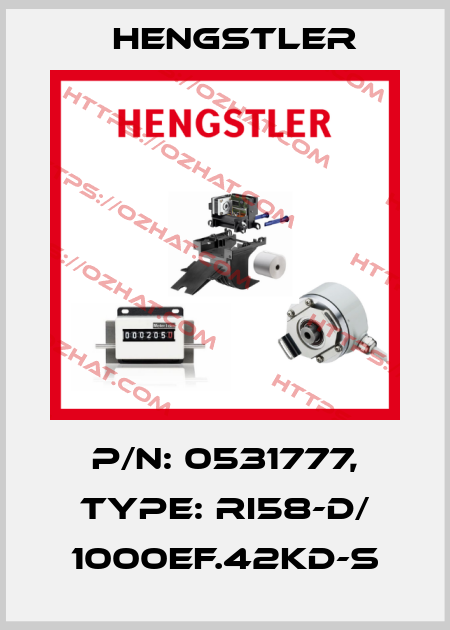 p/n: 0531777, Type: RI58-D/ 1000EF.42KD-S Hengstler
