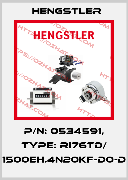 p/n: 0534591, Type: RI76TD/ 1500EH.4N20KF-D0-D Hengstler