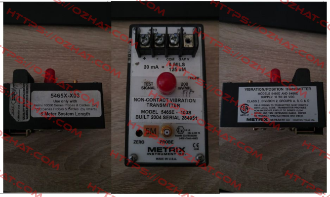 5465E-103S obsolette repl by MX2034  Metrix