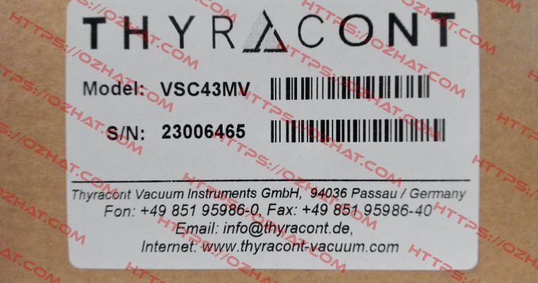VSC43MV 0-10V Thyracont