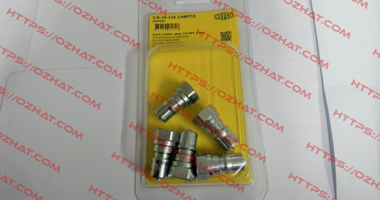 p/n: 4687084, Type: 2-K-16-118 1/4NPT/5 Refco