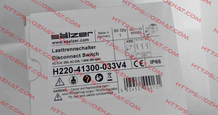 H220-41300-033V4 Salzer