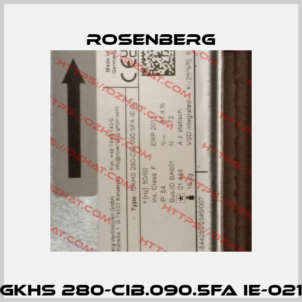 GKHS 280-CIB.090.5FA IE-021 Rosenberg