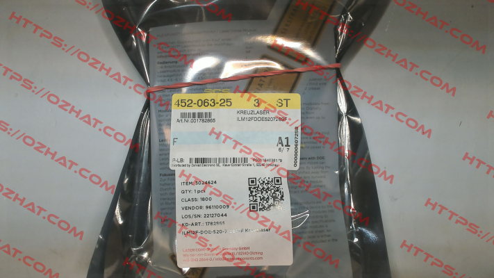 ILM12F-DOE-520-7-289-F Laser Components