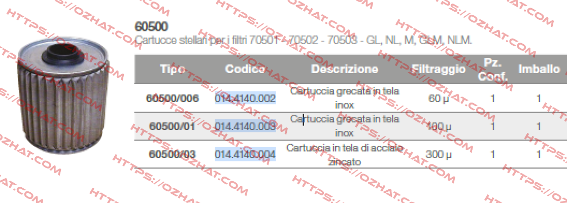 60500/01 / 014.4140.003 Giuliani Anello