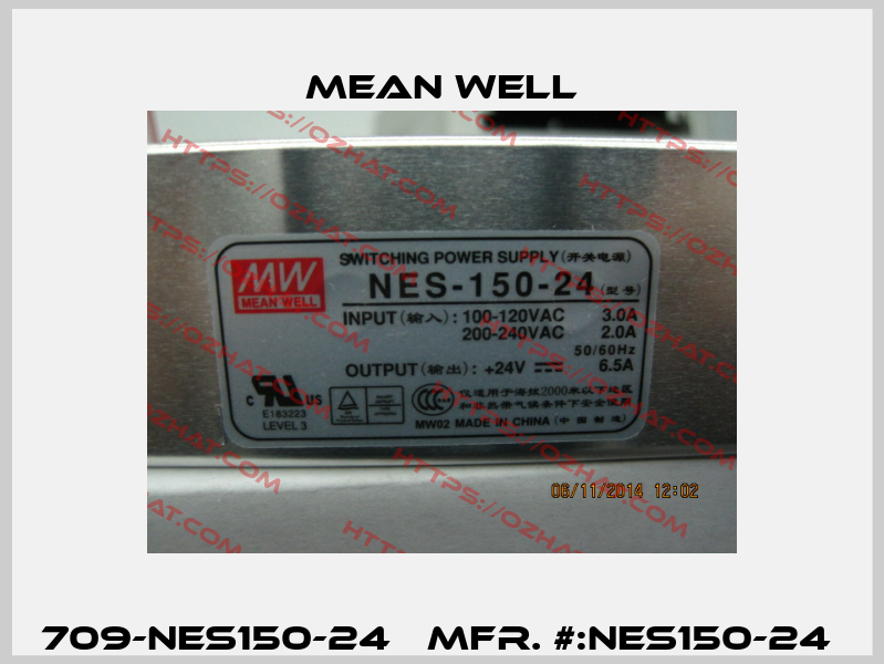 709-NES150-24   MFR. #:NES150-24  Mean Well
