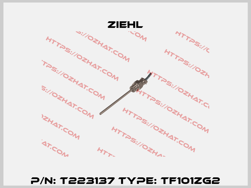 P/N: T223137 Type: TF101ZG2 Ziehl