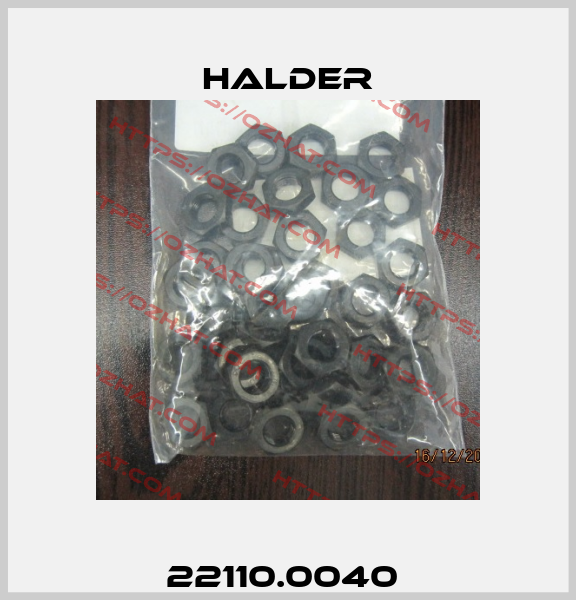 22110.0040  Halder