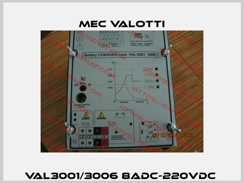 VAL3001/3006 8ADC-220VDC  Mec Valotti