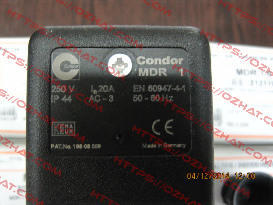 ARTIKEL-NR.: 212157 MDR 12/11 EA F4 3/8" Condor