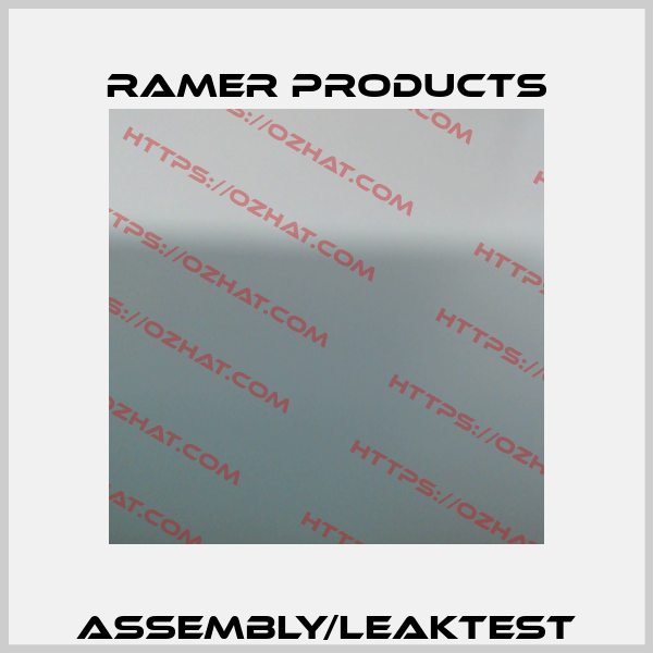 Assembly/Leaktest Ramer Products