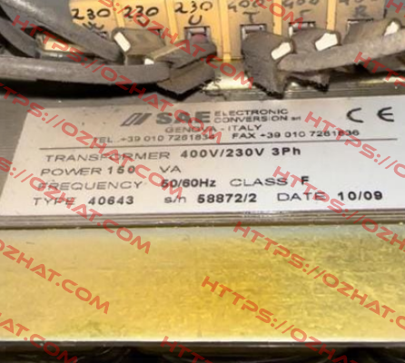 40643-T00 SAE – Electronic Conversion