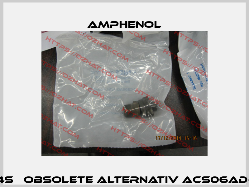 DS3106A10SL-4S   OBSOLETE ALTERNATIV ACS06AD-10SL-04S-003  Amphenol