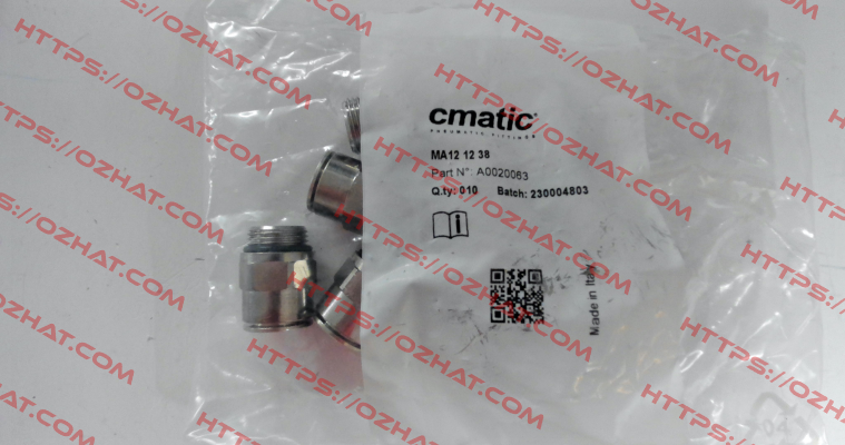 844396 - MA12, AG 3/8 x 12mm C-Matic