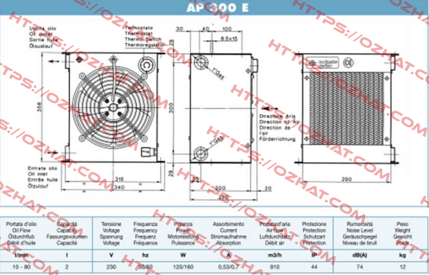 AP/APL 300 E 12/24V Sesino