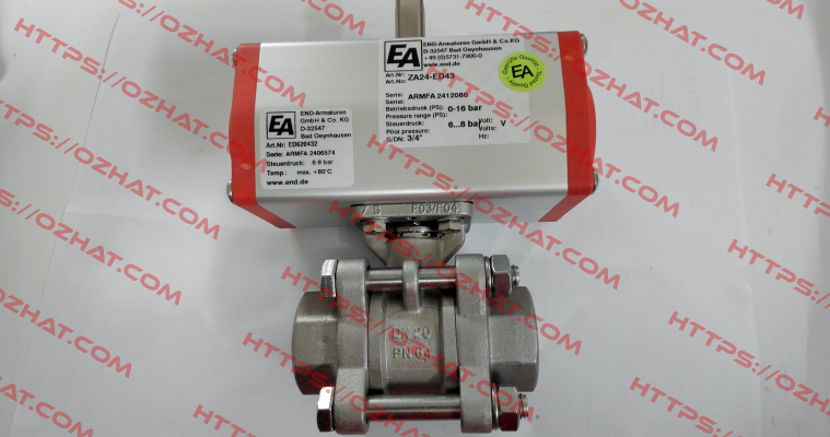 ZA24-ED43 End Armaturen