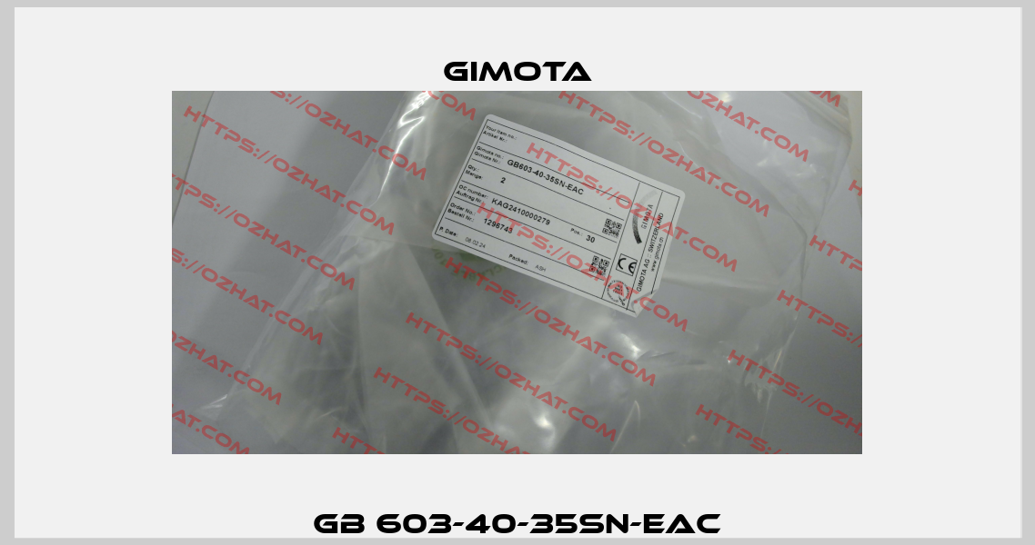 GB 603-40-35SN-EAC GIMOTA