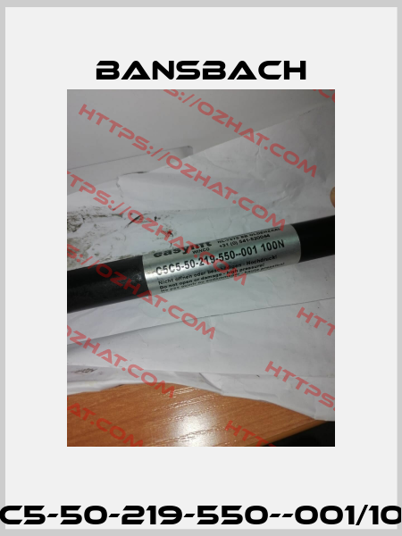 C5C5-50-219-550--001/100N Bansbach