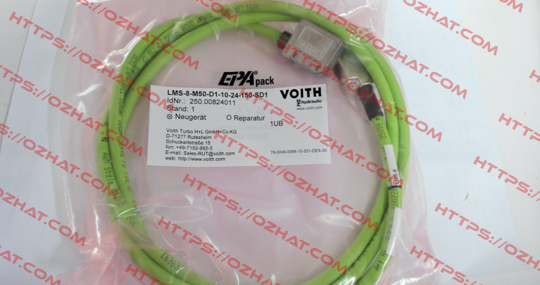 LMS-8-M50-D1-10-24-15  (79000900080114) Voith