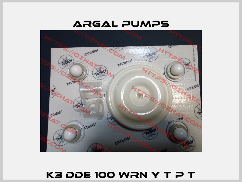 K3 DDE 100 WRN Y T P T Argal Pumps