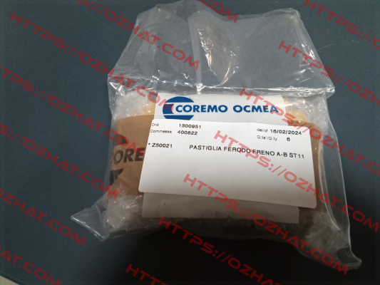 Z50021 Coremo Ocmea S.p.A.