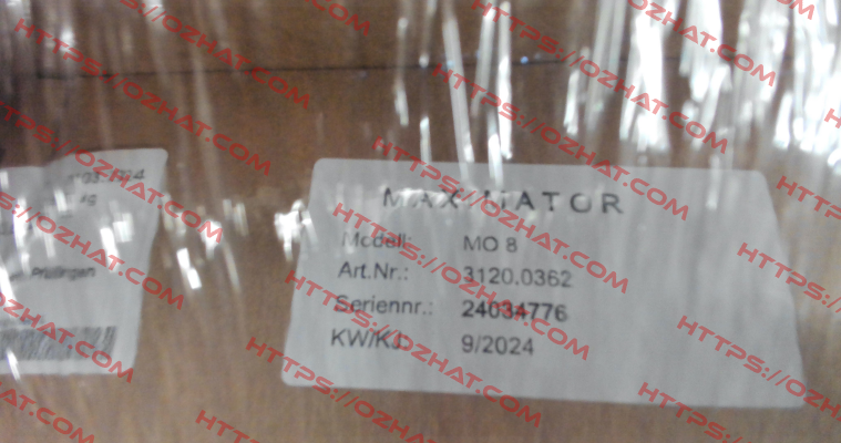 MO8 / 3120.0362/1000015171 Maximator