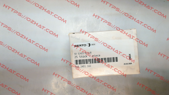 P/N: 058.2401.160, Type: SO 52421-8-1/8 Serto