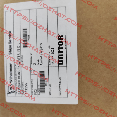 773156 Unitor Chemicals