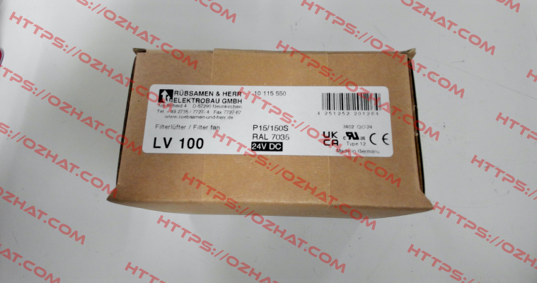 LV 100 24 VDC Rübsamen & Herr