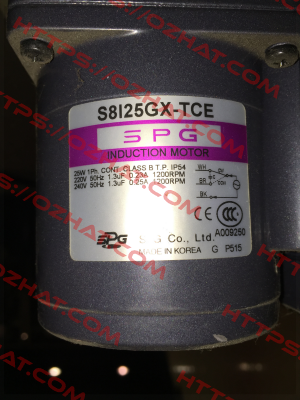 S8I25GX-TCE Spg Motor