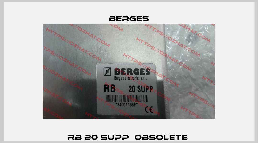 RB 20 SUPP  Obsolete  Berges