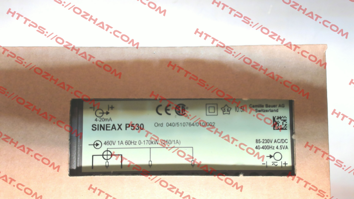 Sineax P 530 Ord:040/510764/010/002 Gossen Metrawatt