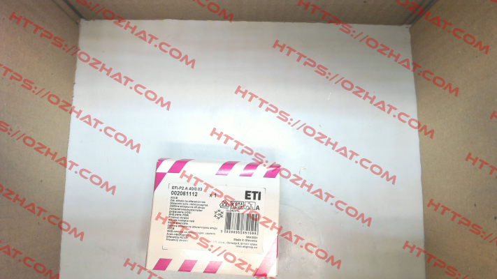 P/N: 002061112, Type: EFI-P2 A 40/0.03 Eti