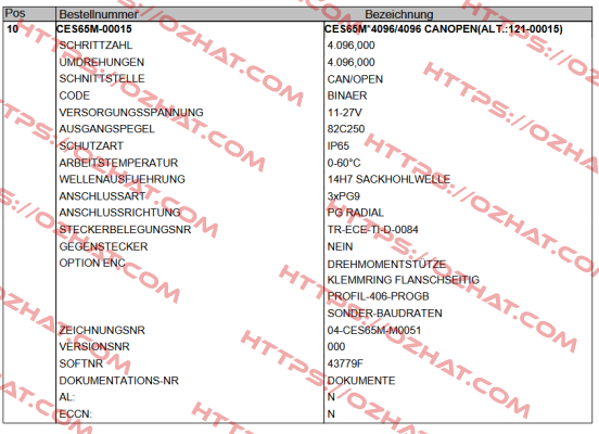 CES65M-00015 TR Electronic