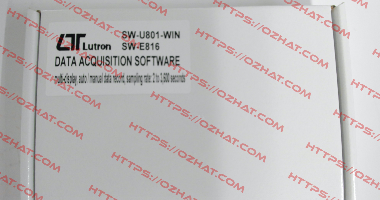 Data acquisition software LUTRON U801 WIN- E816 Lutron