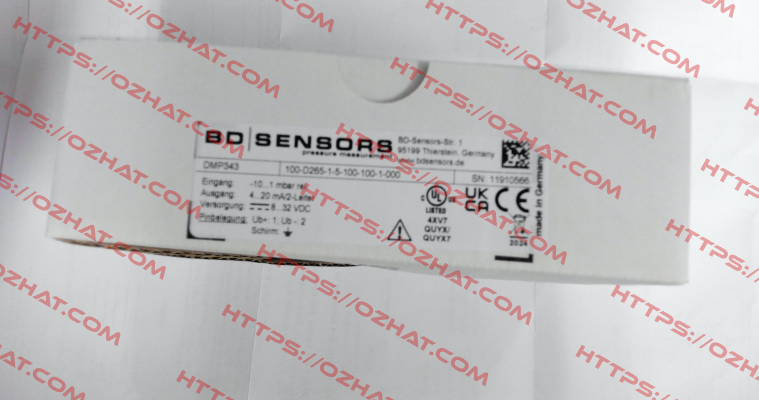 100-D265-1-5-100-100-1-000 Bd Sensors